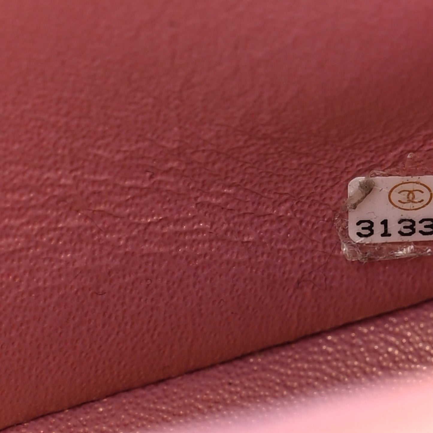Iridescent Lambskin Quilted Mini Top Handle Rectangular Flap Pink