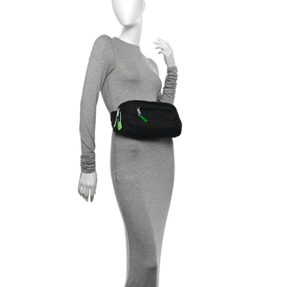 Prada Tessuto Nylon Belt Bag Black Verde 2 of 10