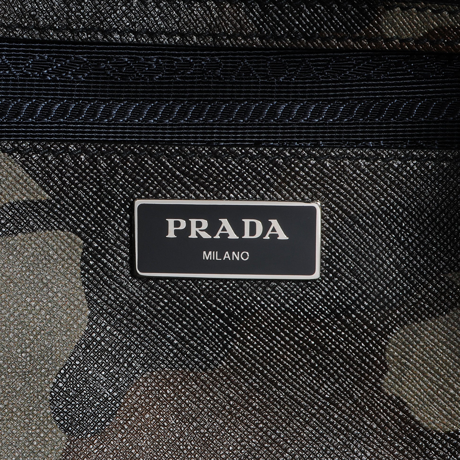 Prada Saffiano Soft Camouflage Military Tote Mimetico 7 of 10