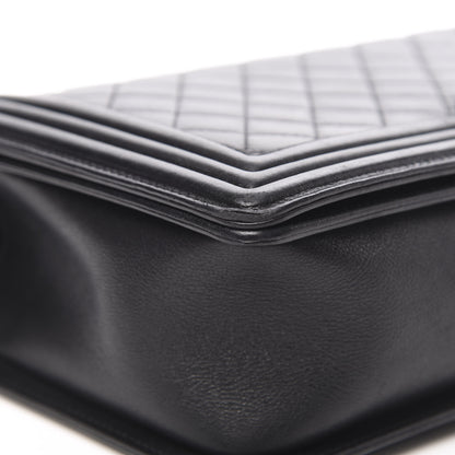 Chanel Calfskin Quilted New Medium Boy Flap Black 8 of 15