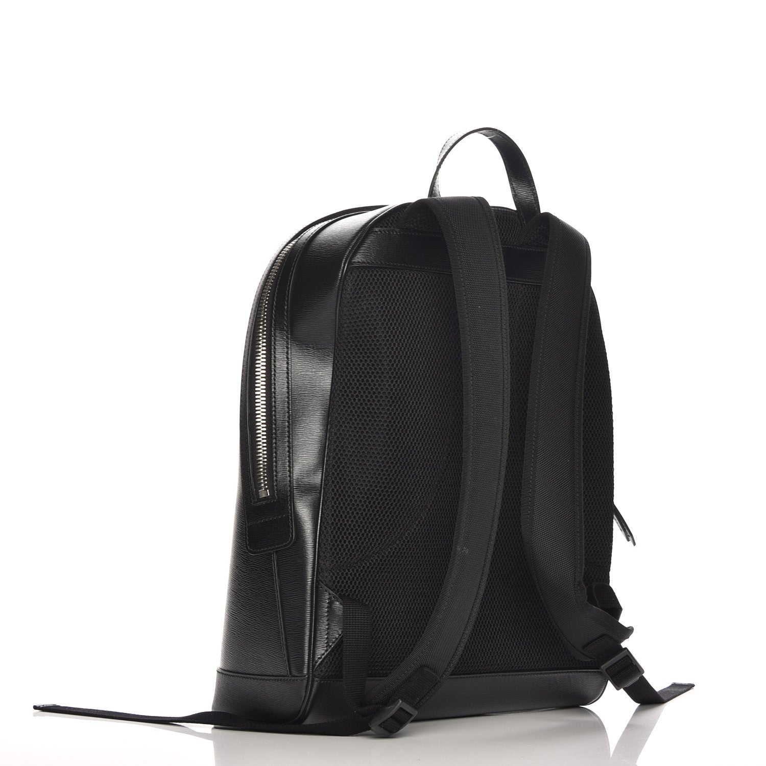 Gucci Calfskin Kingsnake Dome Backpack Black 3 of 10