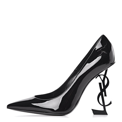 Saint Laurent Patent Opyum 110 Pumps 37.5 Black 1 of 9