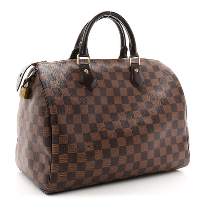 Louis Vuitton Damier Ebene Speedy 30 3 of 10
