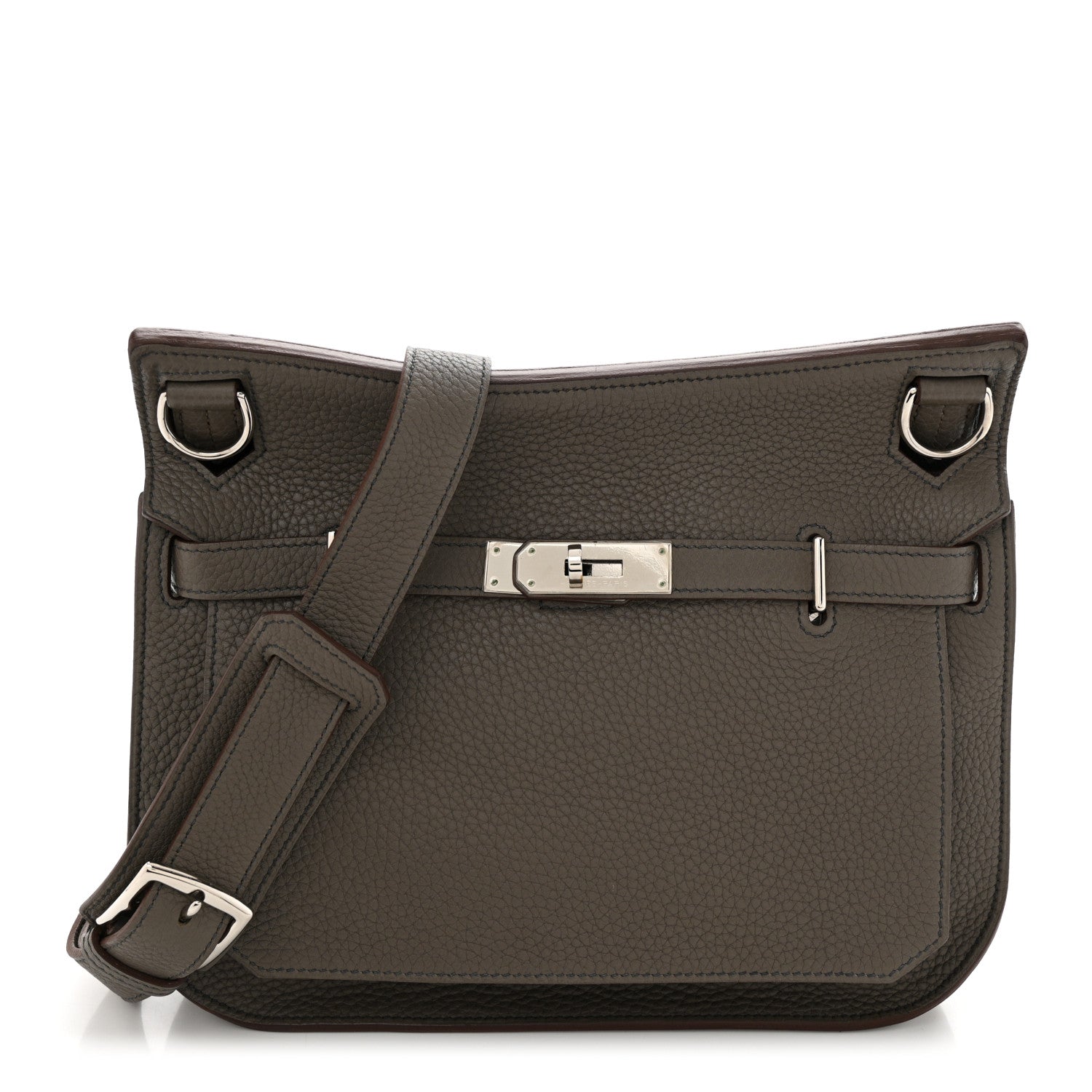 Hermes Taurillon Clemence Eclat Jypsiere 28 Etain Bleu Indigo 1 of 12