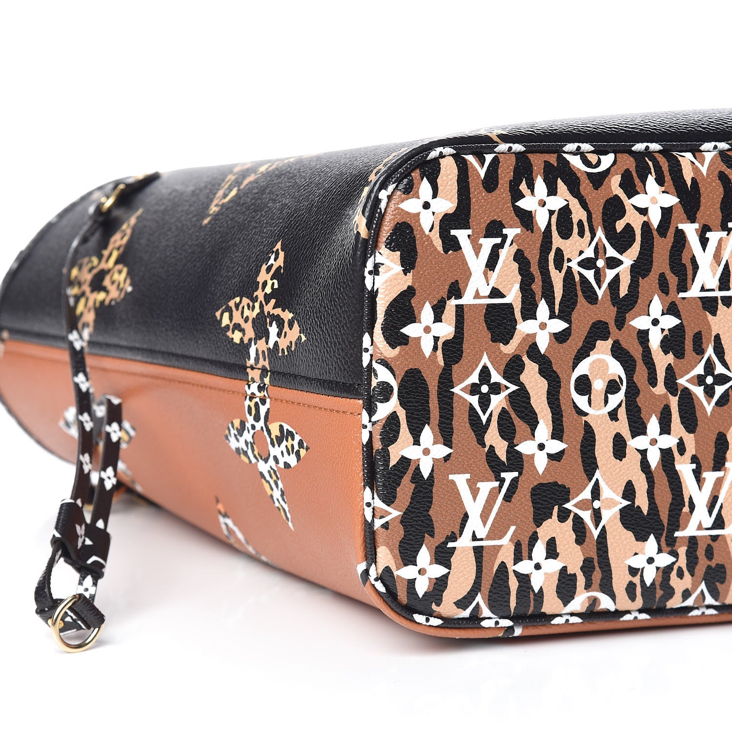 Louis Vuitton Monogram Giant Jungle Neverfull MM Black 7 of 12