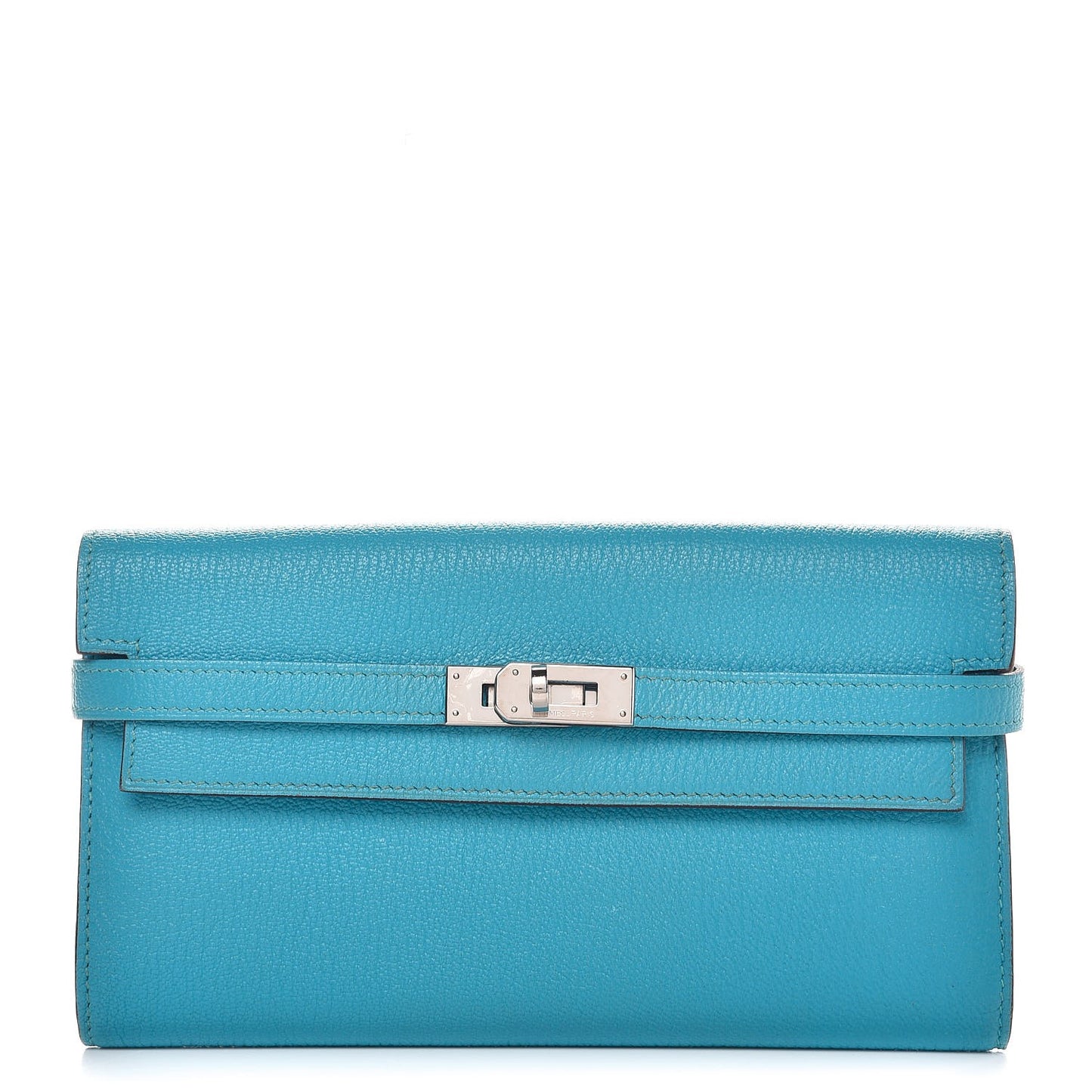 Chevre Mysore Kelly Longue Wallet Bleu Azteque