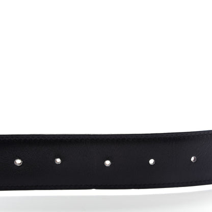 Hermes Box Togo 32mm Belt Strap 115 Black Gold 4 of 7