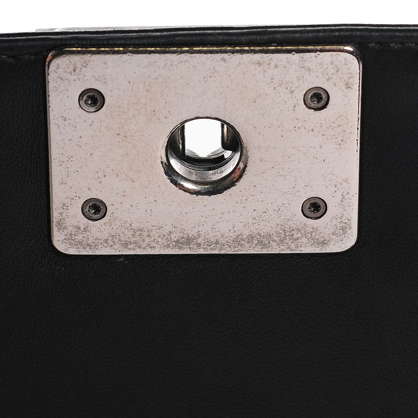 Lambskin Quilted New Medium Boy Flap Black