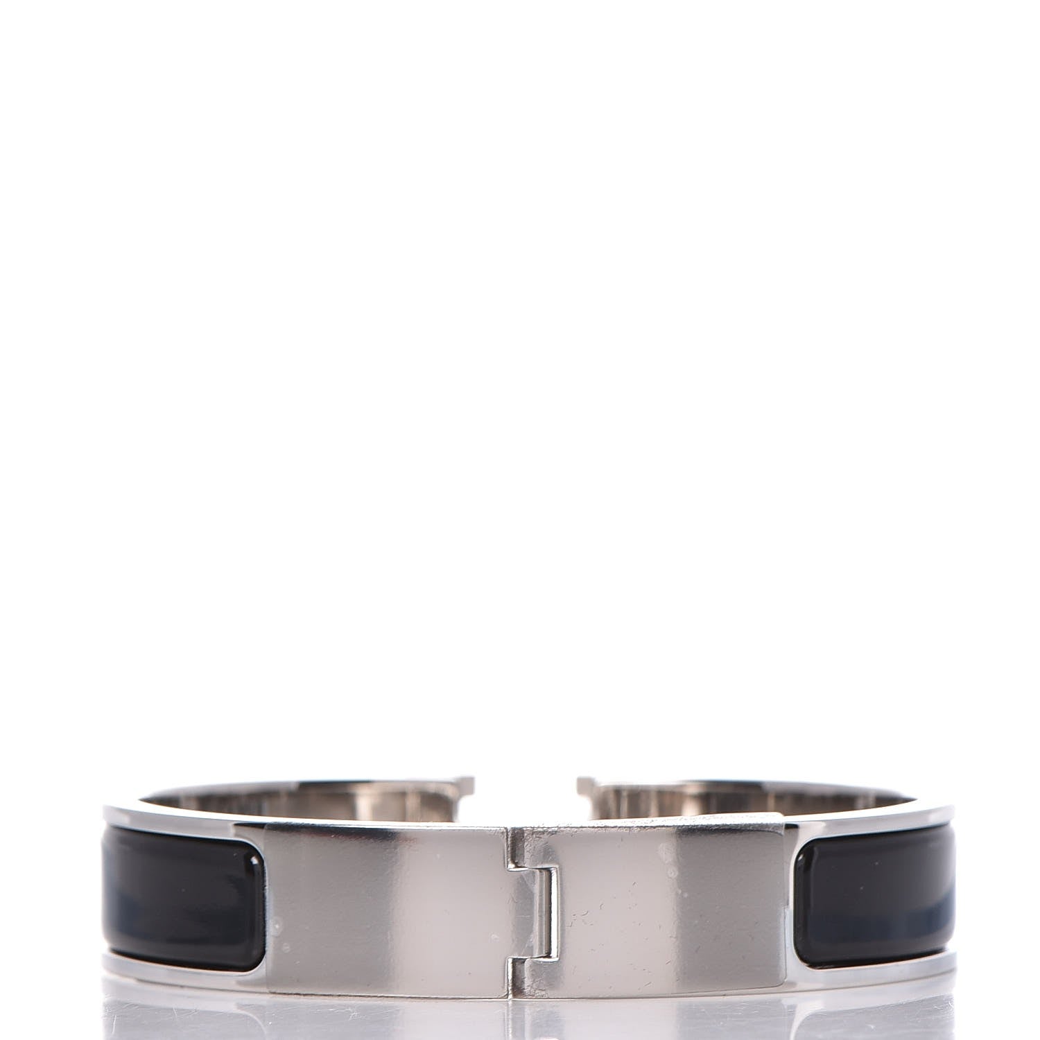 Hermes Enamel Narrow Clic Clac H Bracelet PM Black 4 of 5