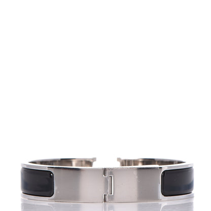 Hermes Enamel Narrow Clic Clac H Bracelet PM Black 4 of 5