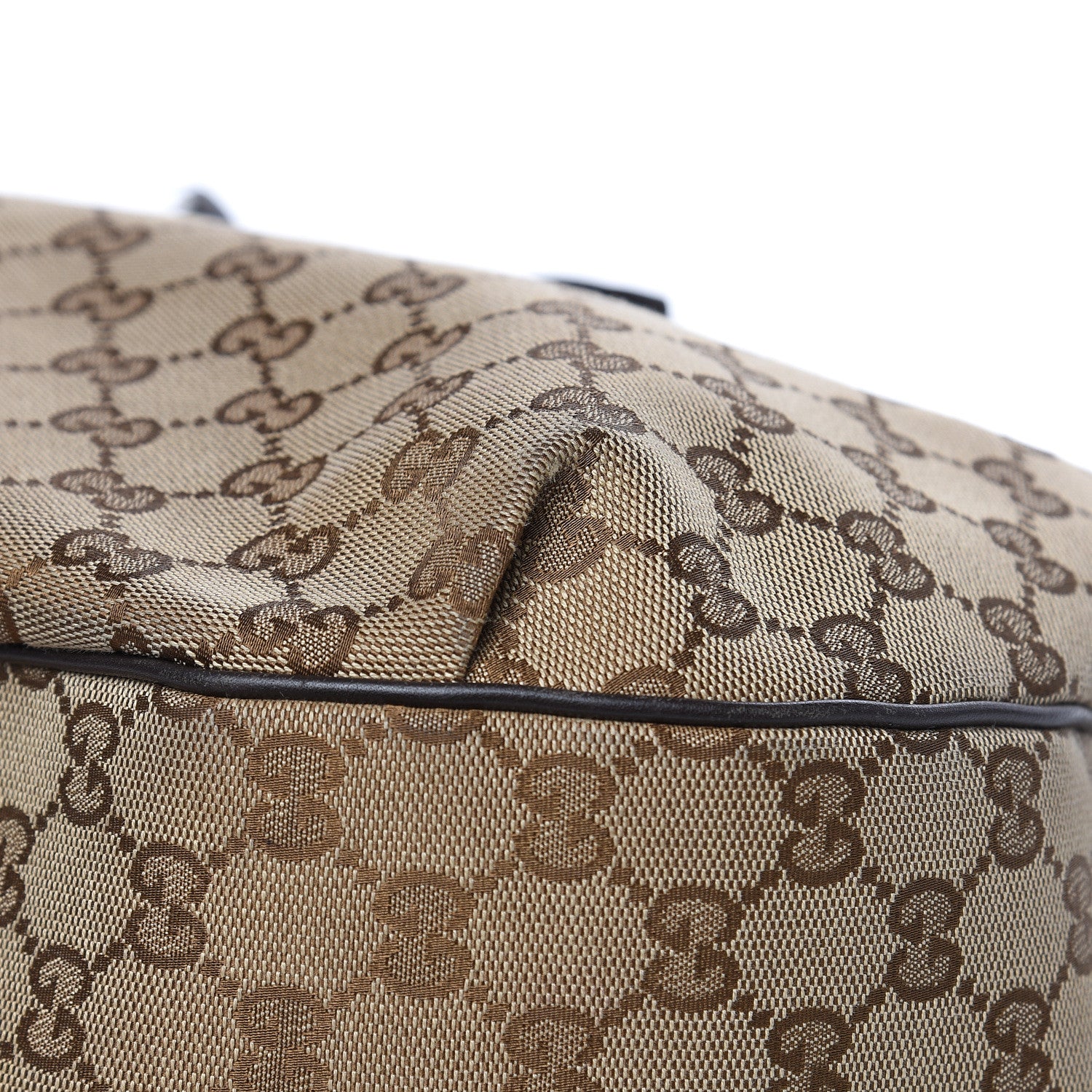 Gucci Monogram Margaux Calfskin Medium Emily Hobo Beige Ebony Cocoa 12 of 18