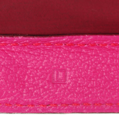 Hermes Chevre Mysore Karo PM Rose Shocking 7 of 7