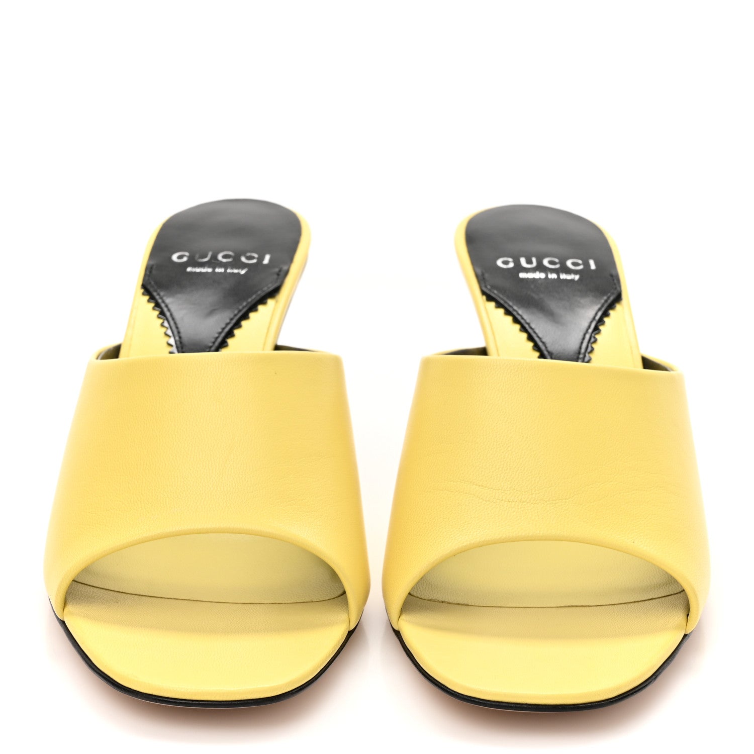 Gucci Malaga Kid Interlocking G Sandals 36.5 Banana 3 of 10