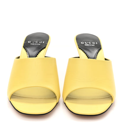 Gucci Malaga Kid Interlocking G Sandals 36.5 Banana 3 of 10