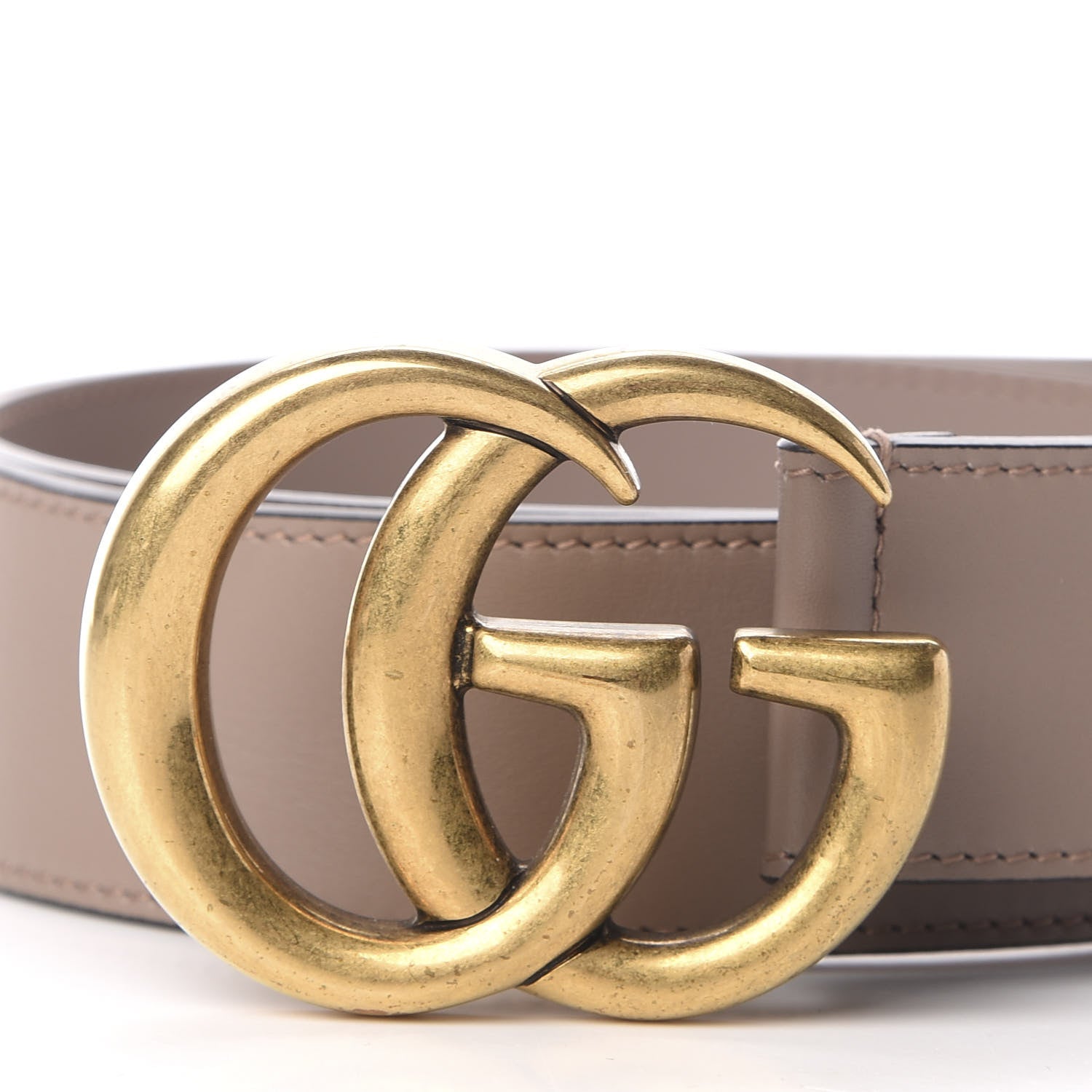 Gucci Calfskin Double G 40mm Belt 95 38 Porcelain Rose 3 of 7