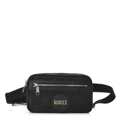Gucci Econyl Nylon Monogram Off The Grid Belt Bag Black 1 of 12