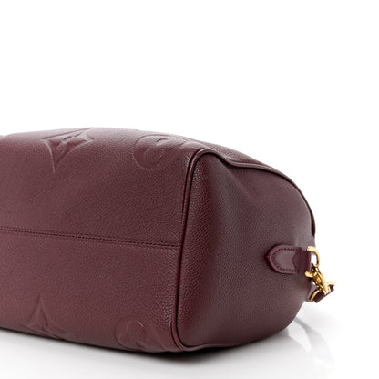 Louis Vuitton Empreinte Monogram Giant Speedy Bandouliere 25 Wine 13 of 15