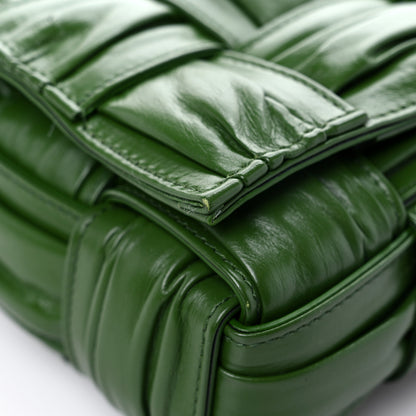 Bottega Veneta Calfskin Intreccio Plisse Cassette Crossbody Bag Avocado 6 of 8