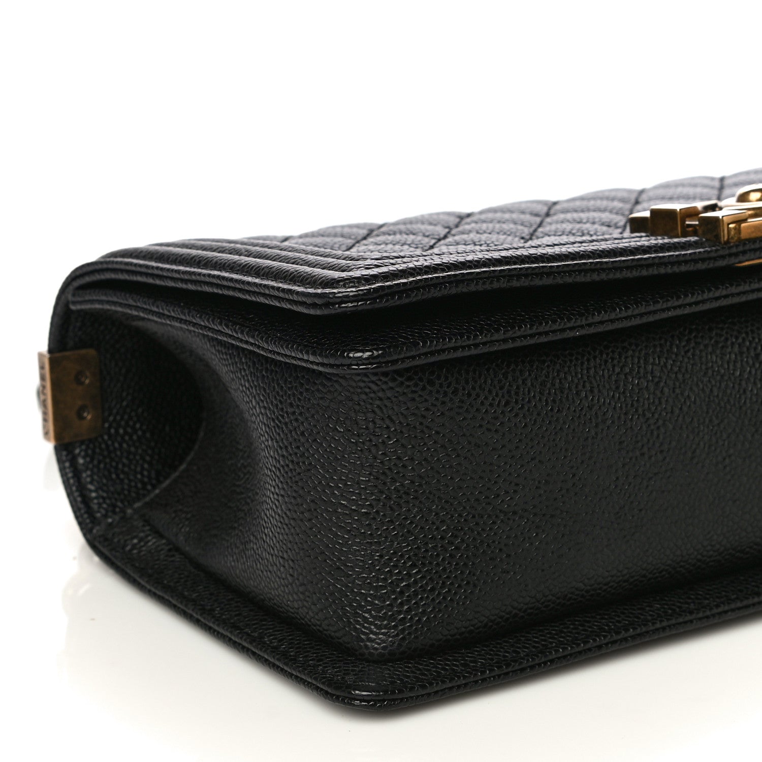 Chanel Caviar Quilted Medium Boy Flap Black 9 of 12