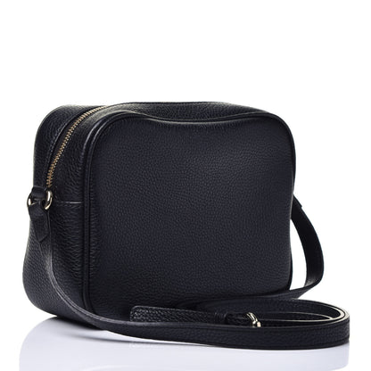 Gucci Pebbled Calfskin Small Soho Disco Bag Black 3 of 9