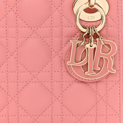 Christian Dior Lambskin Cannage Mini Lady Dior Pink 8 of 12