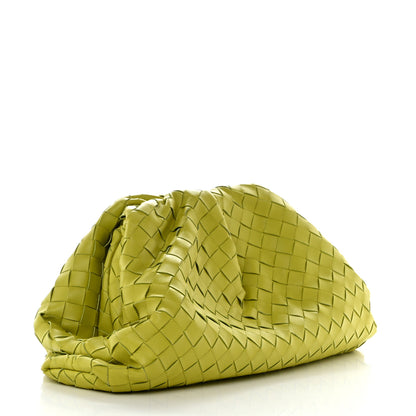 Bottega Veneta Nappa Maxi Intrecciato The Pouch Oversized Clutch Kiwi 3 of 7
