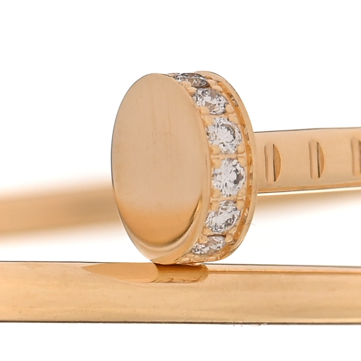 18K Yellow Gold Diamond Small Juste Un Clou Bracelet 15