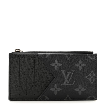 Louis Vuitton Taigarama Coin Card Holder Black 1 of 10