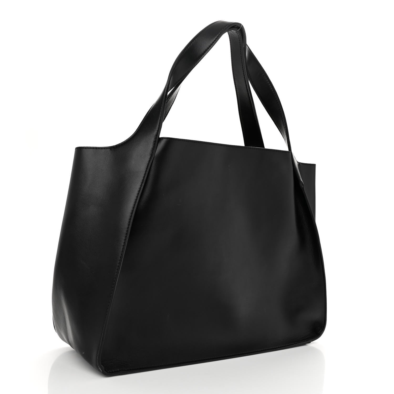 Stella McCartney Eco Alter Nappa East West Perforated Tote Black 4 of 14
