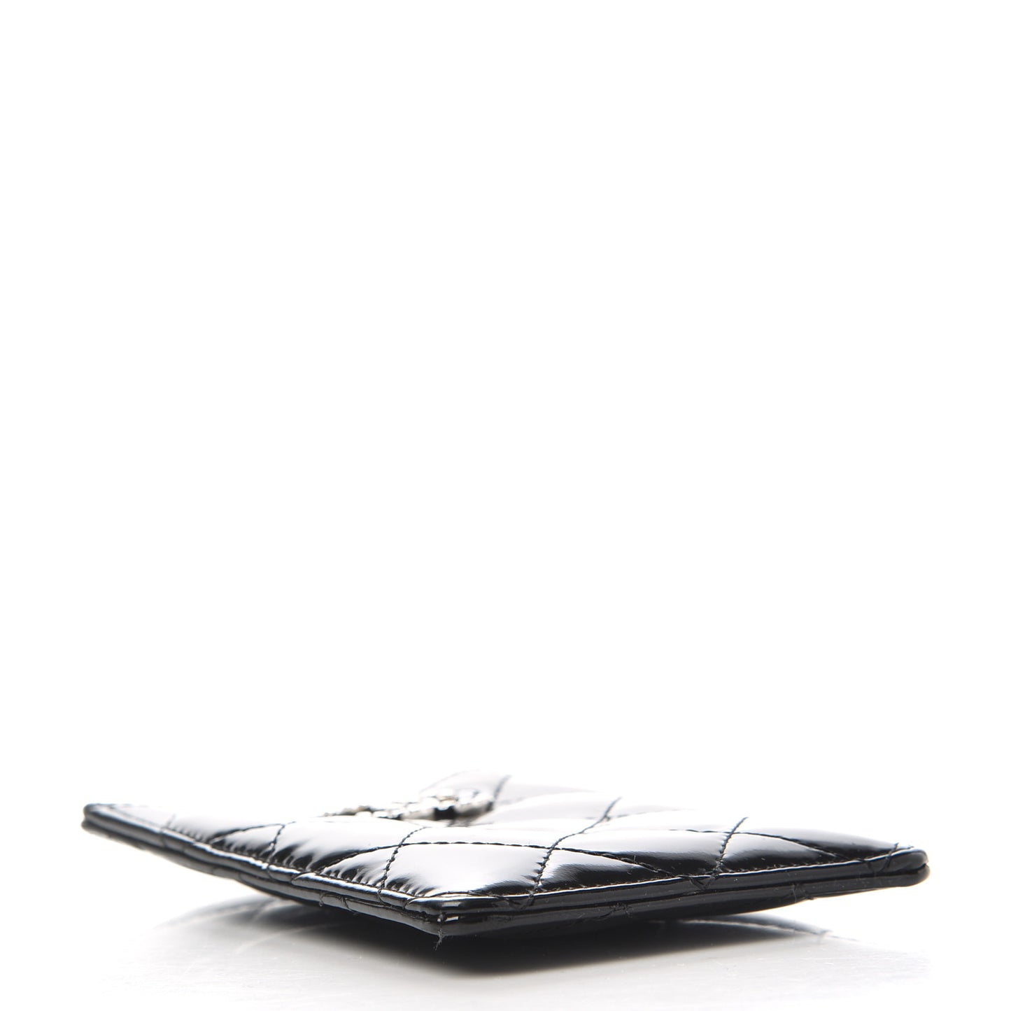 Patent Quilted Brilliant iPhone Case Black