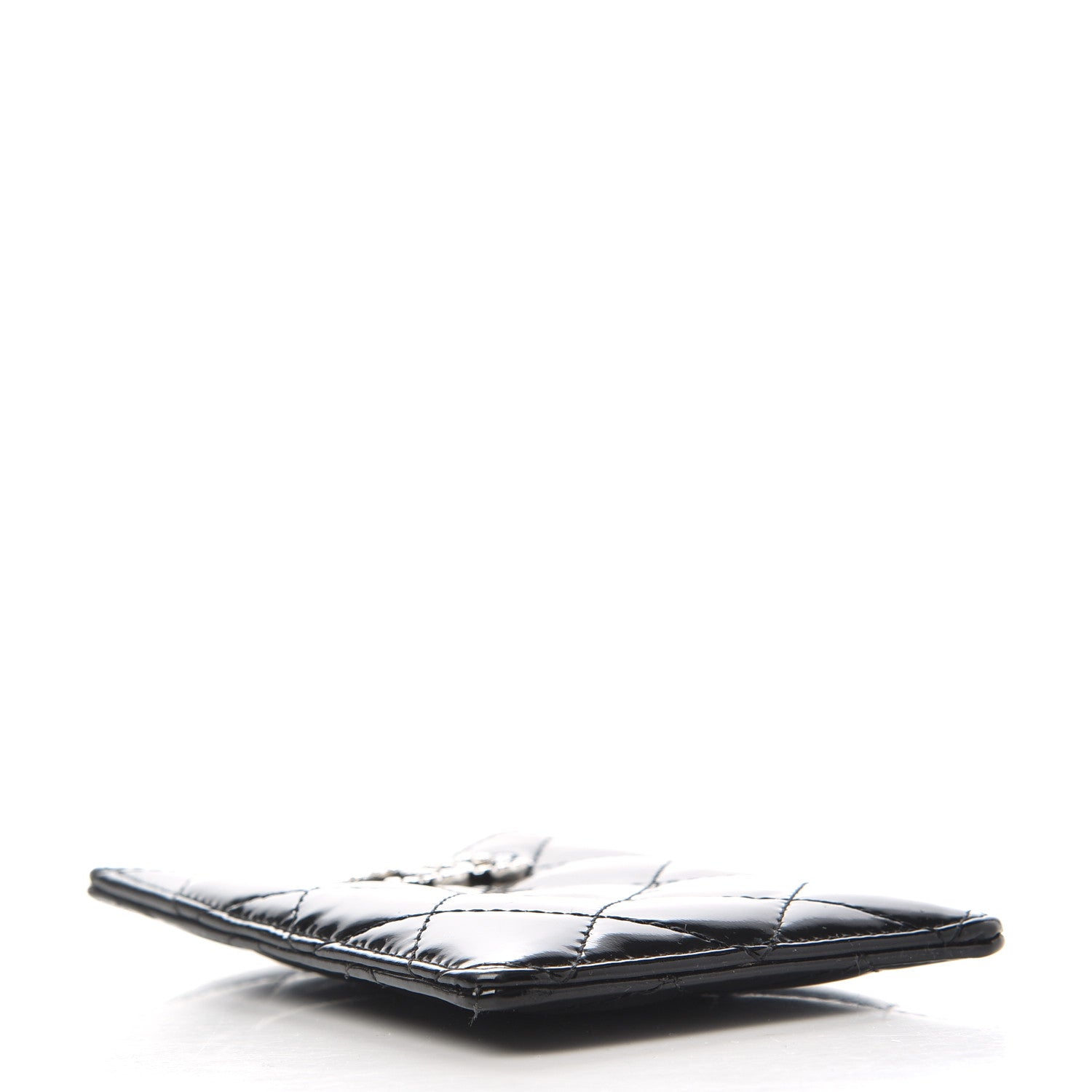 Chanel Patent Quilted Brilliant iPhone Case Black 4 of 8