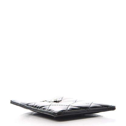 Chanel Patent Quilted Brilliant iPhone Case Black 4 of 8