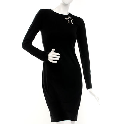 Chanel Ruthenium Crystal Star CC Brooch 2 of 5