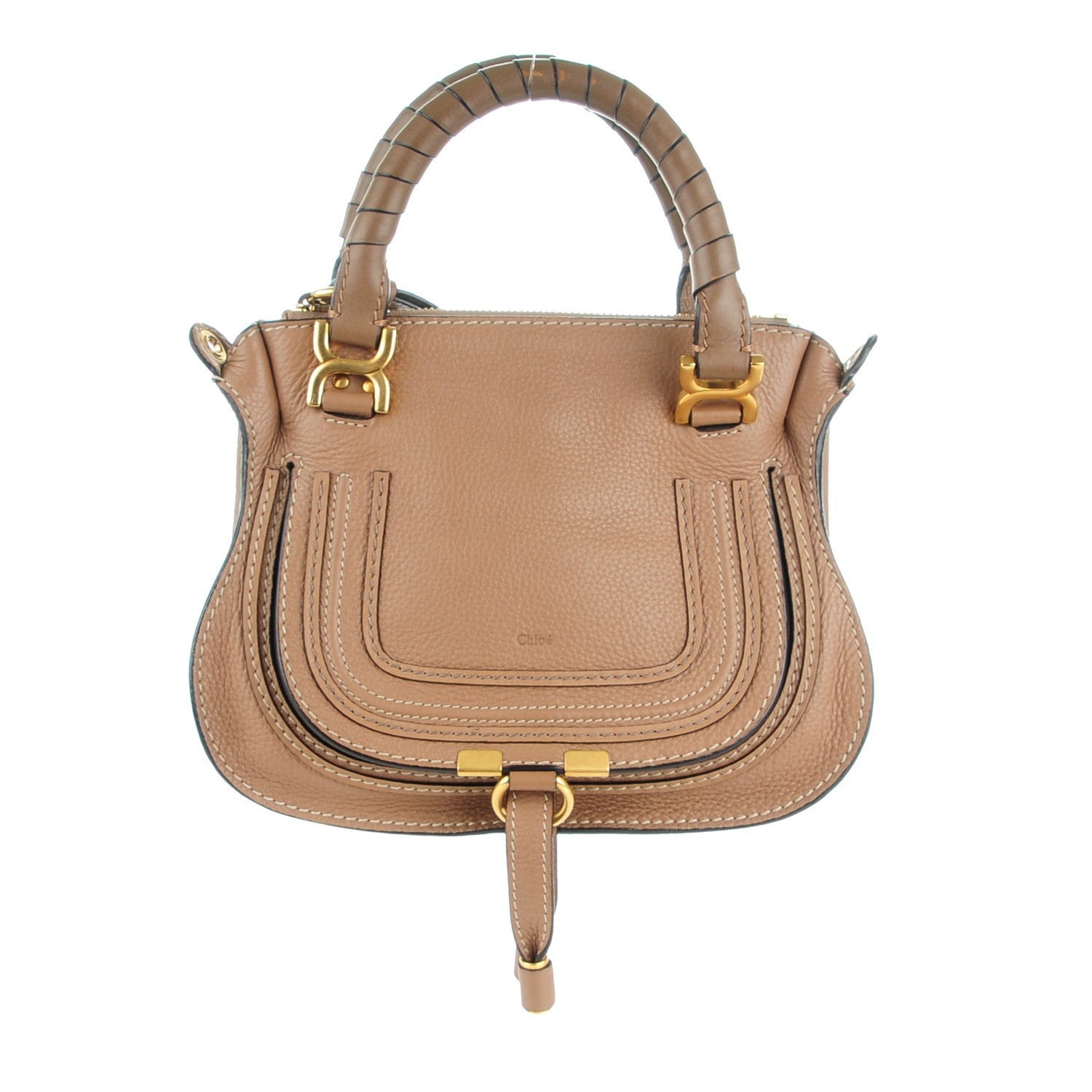 Chloe Calfskin Mini Marcie Satchel Nut 1 of 10