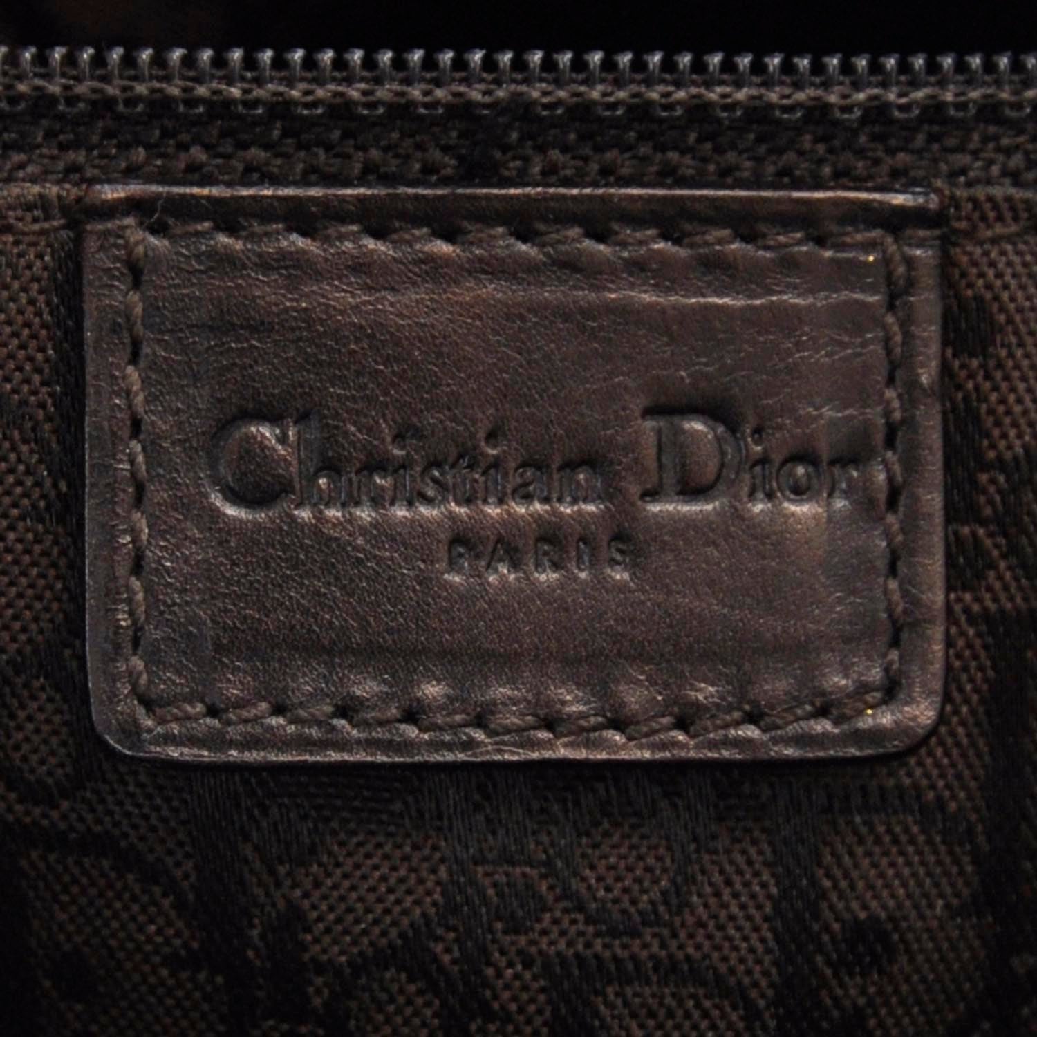 Christian Dior Pony Hair Animal Print Ballet Bag 7 of 8