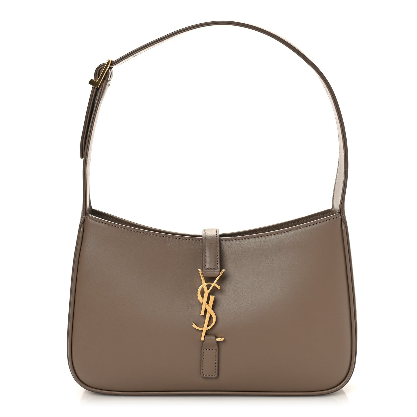Smooth Calfskin Le 5 A 7 Hobo Taupe