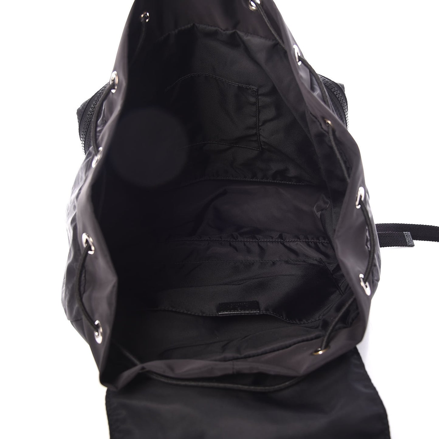 Nylon Monogram Small Single Buckle Backpack Black
