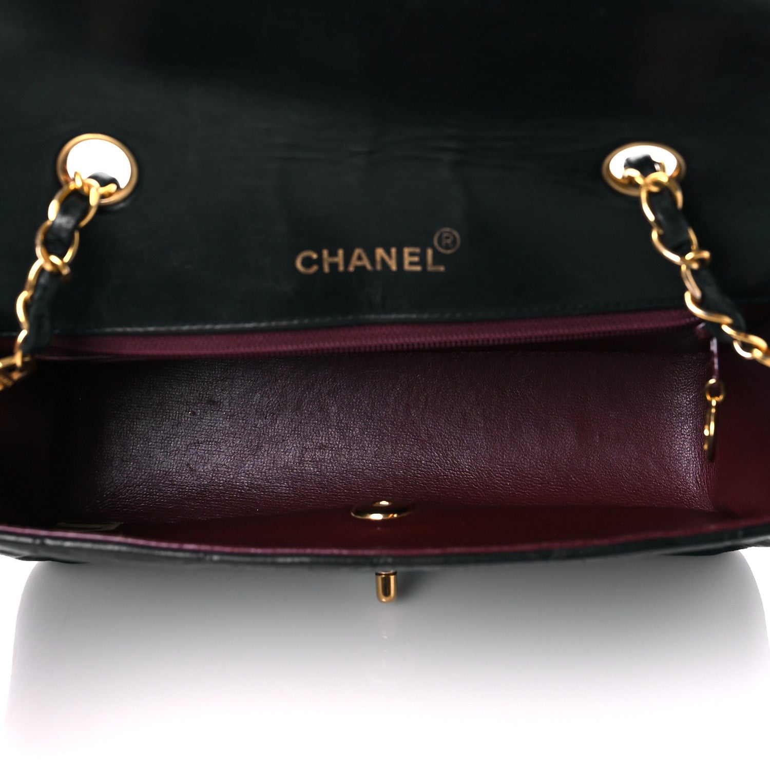 Chanel Lambskin Quilted Small Single Flap Black 4 of 9