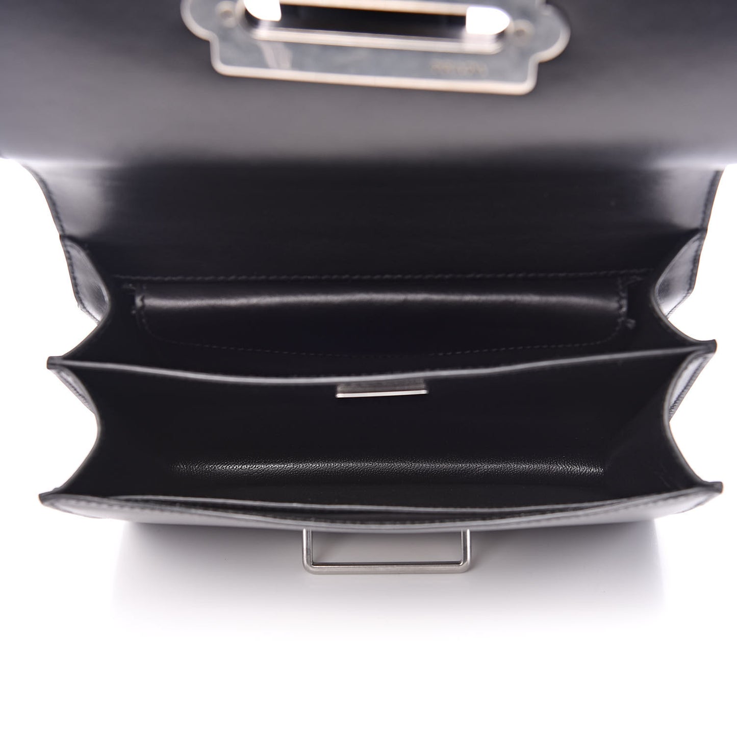 City Calf Saffiano Cahier Bag Black