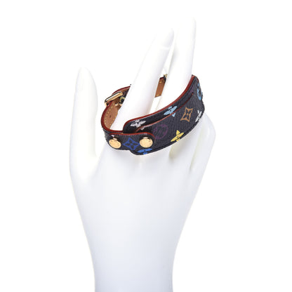 Louis Vuitton Monogram Multicolor Address Wish Bracelet Black 2 of 7