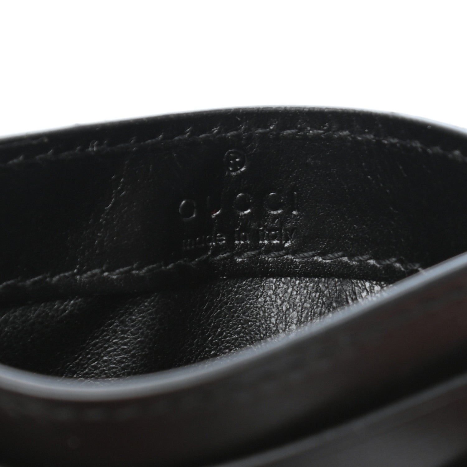 Gucci Calfskin GG Card Holder Black 6 of 8