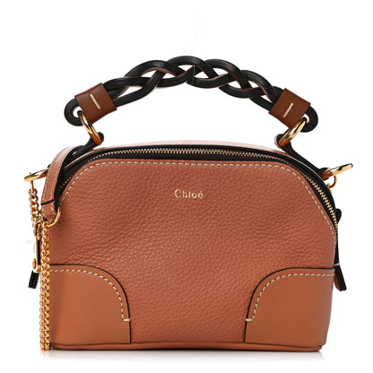 Chloe Calfskin Mini Daria Chain Bag Camel 1 of 10