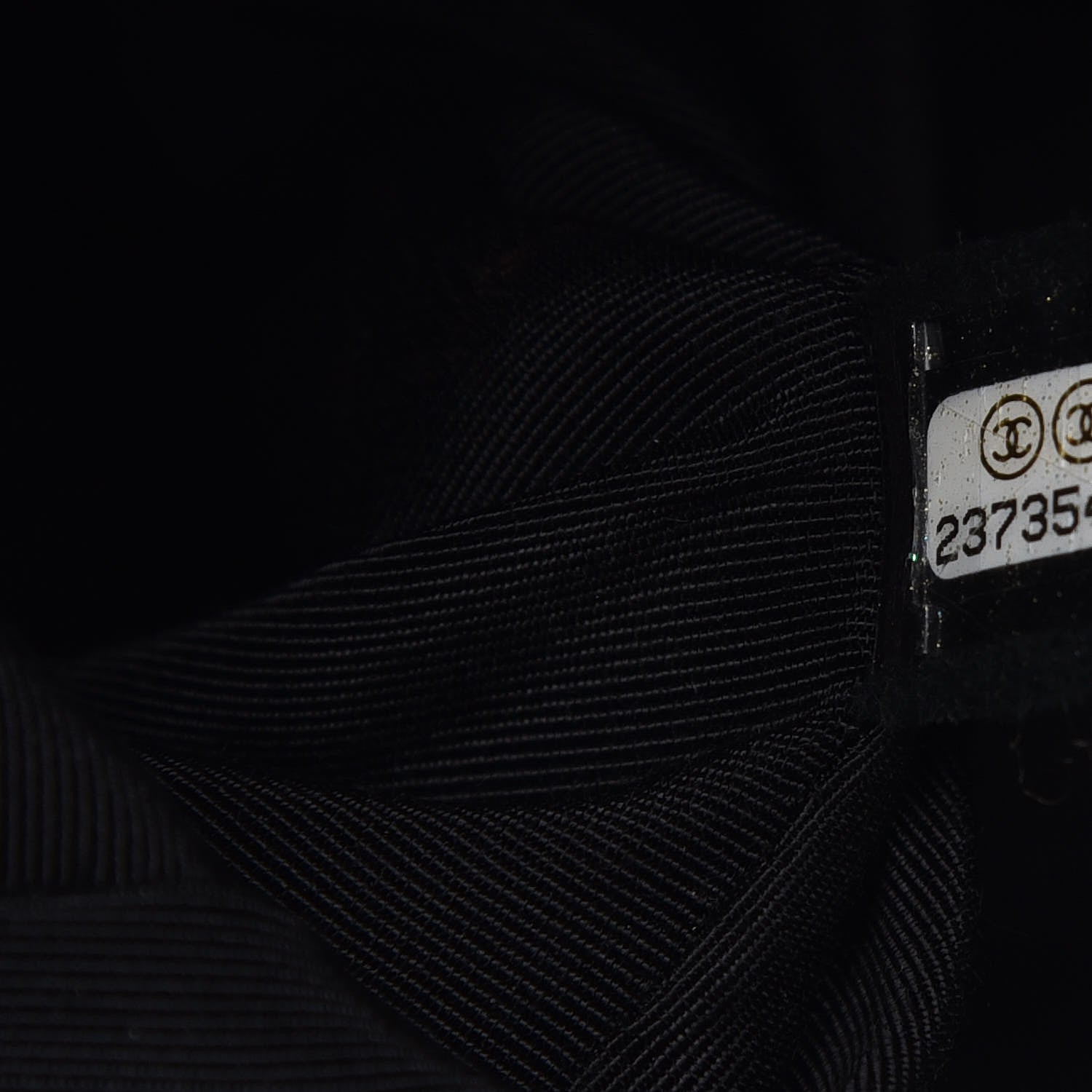 Chanel Velvet Camellia Stamped XXL Travel Flap Bag Black 7 of 8