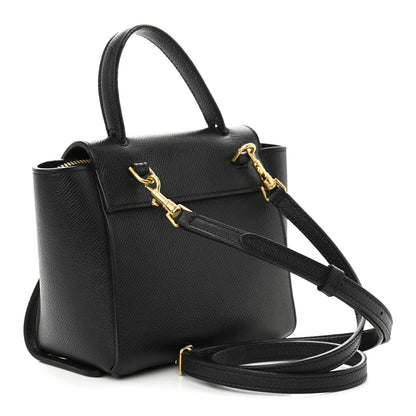Celine Grained Calfskin Pico Belt Bag Black 3 of 13