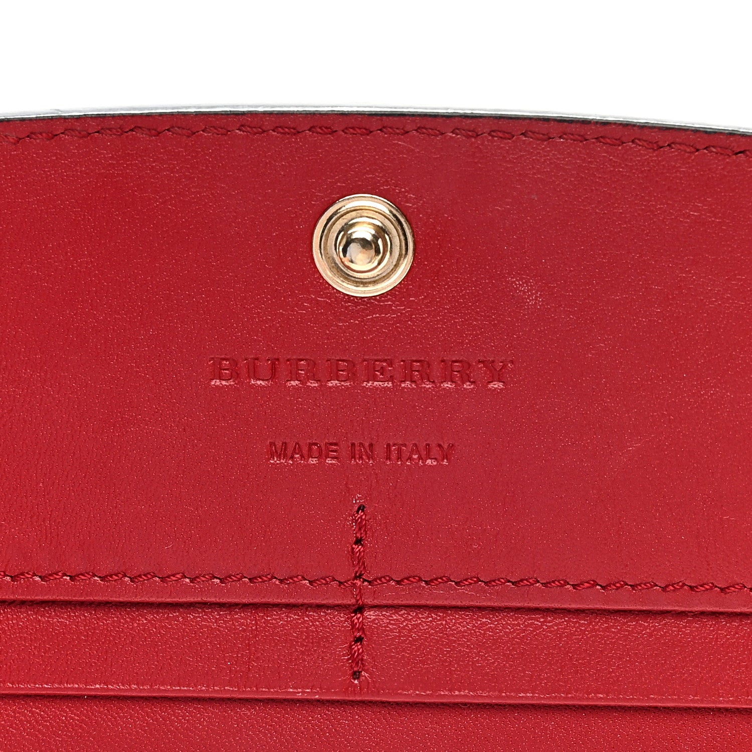 Burberry Calfskin Horseferry Check Porter Continental Wallet Tan 6 of 6