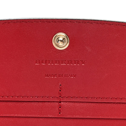 Burberry Calfskin Horseferry Check Porter Continental Wallet Tan 6 of 6