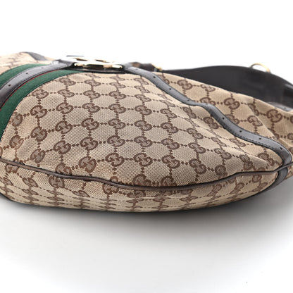 Gucci Monogram Web GG Reins Hobo Brown 7 of 10