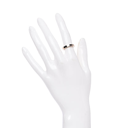 Cartier 18K Pink Gold 3mm Lanieres Ring 48 4.5 2 of 4