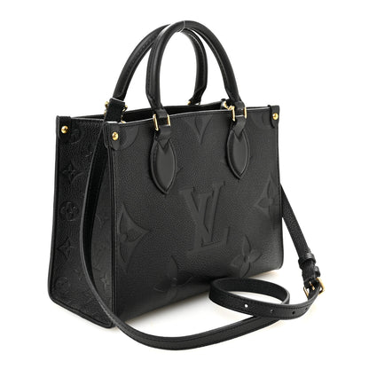 Louis Vuitton Empreinte Monogram Giant Onthego PM Black 3 of 9