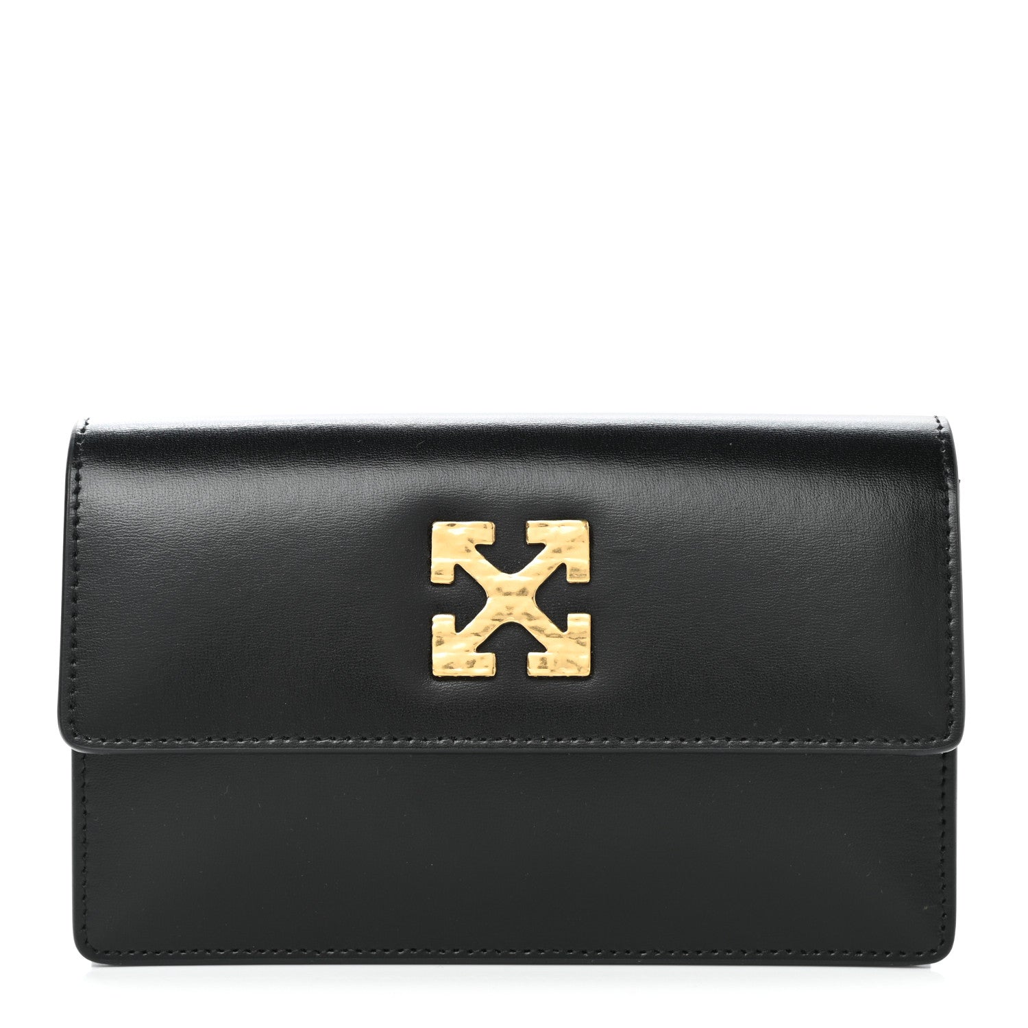 Off-White Calfskin Jitney Belt Bag Black 1 of 8